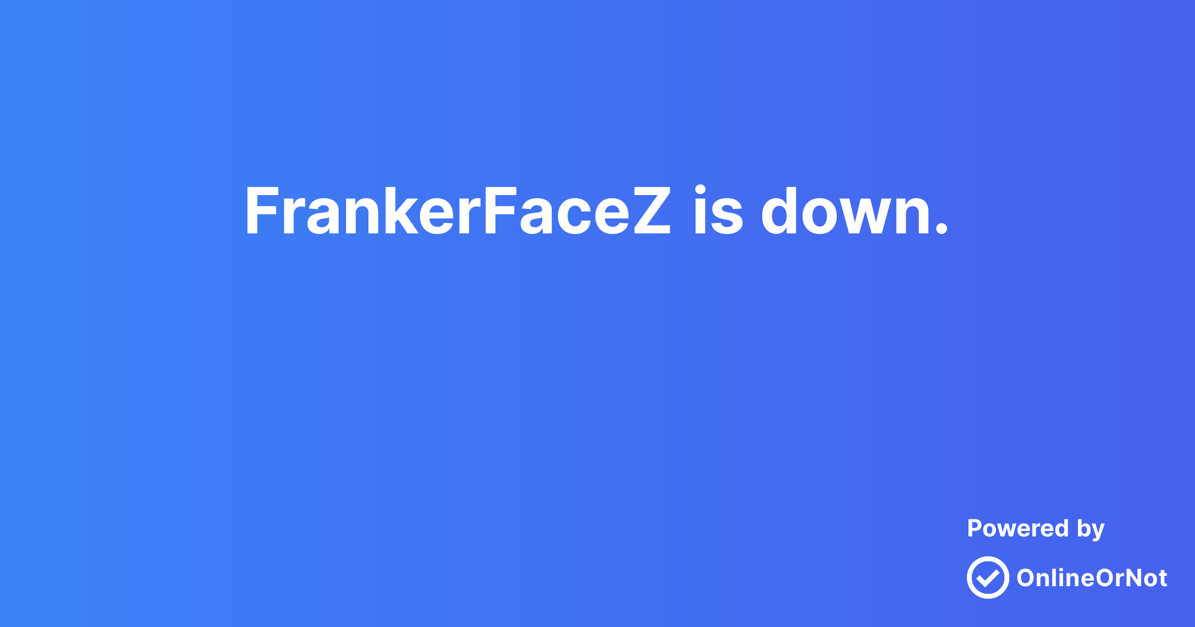 FrankerFaceZ is down. | Casterlabs Status