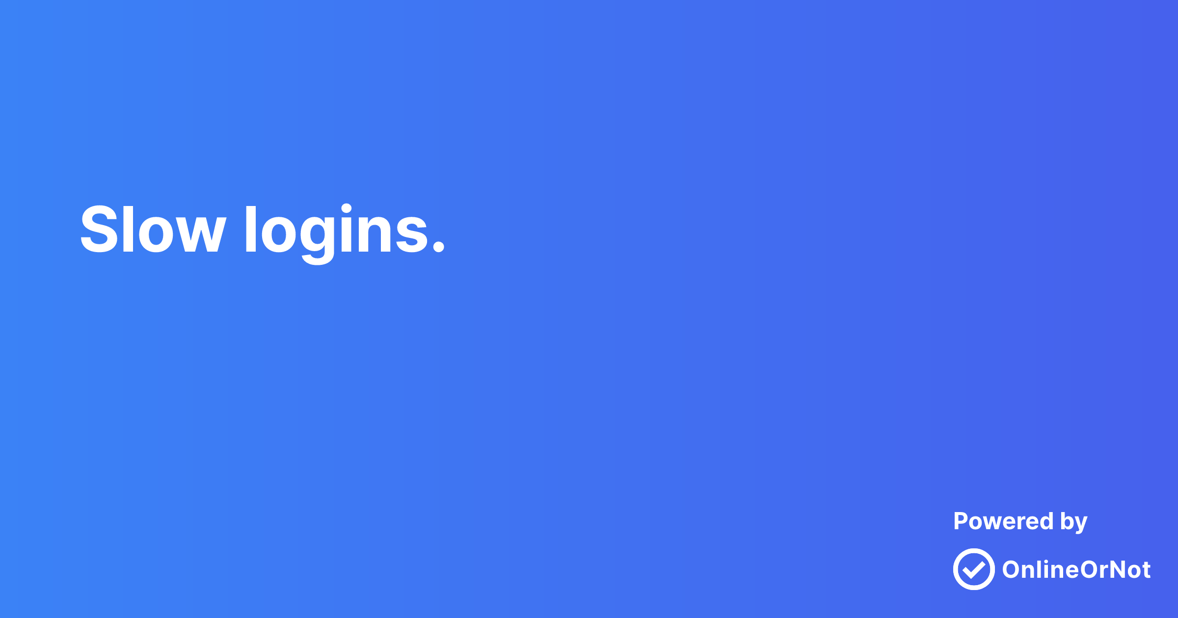 Slow logins. | Casterlabs Status